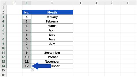 Find Row Number of Value in Excel using Shortcuts