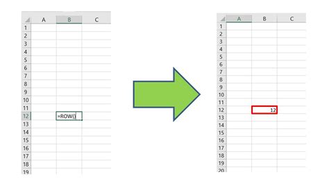 Example 4 of Excel first row modification