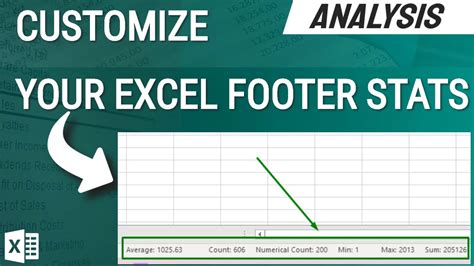 Excel Footer Function