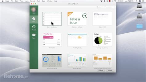 Excel for Mac Screenshot 1