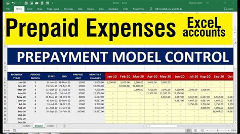 Excel for Prepaid Reconciliation