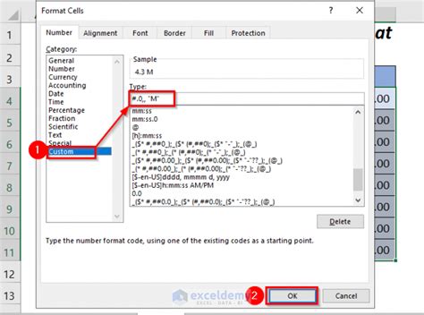 Excel Format Code For Millions