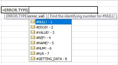 Excel Formatting Error 7