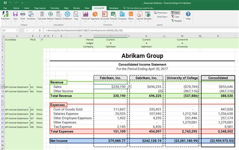 Excel Formatting for Financial Data