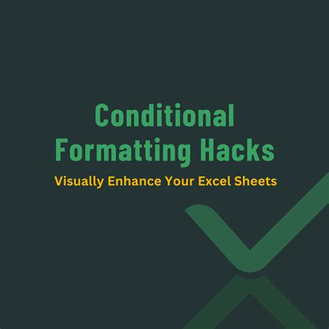 Excel formatting hacks