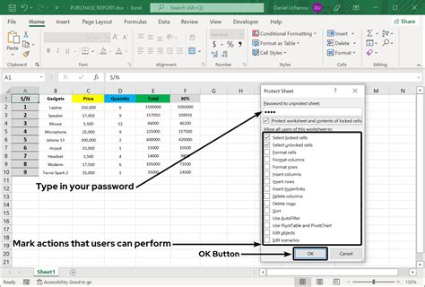 Excel Formatting Restrictions