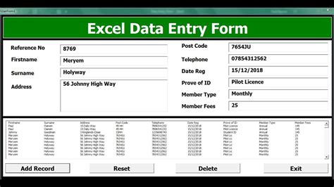 Excel Forms and Tab Order