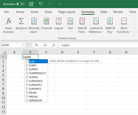 Excel Formula Example 1