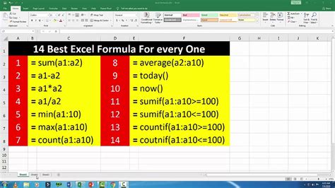 Excel Formula 10