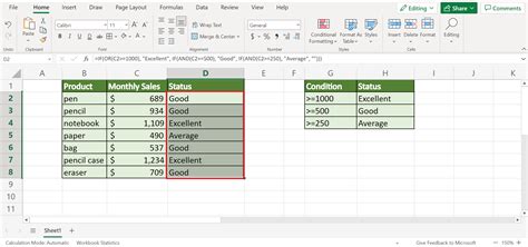 Excel Formula 3