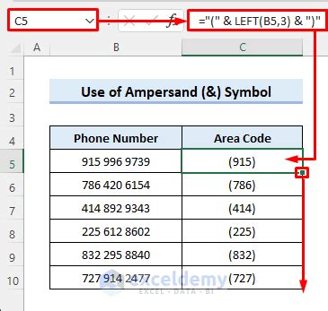 Excel Formula to Add Character