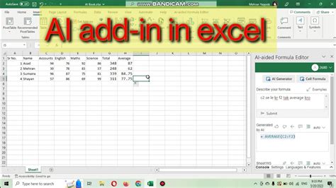 Excel formula add-ins gallery