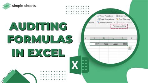 Excel Formula Auditing Example 2