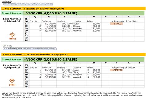 Excel Formula Best Practices