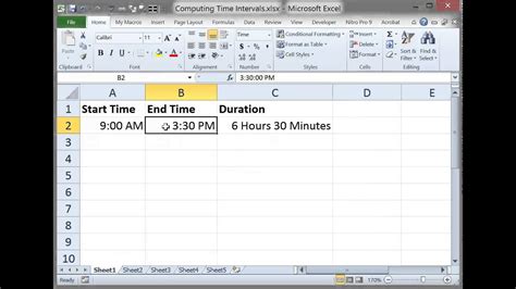 Excel Formula Elapsed Time DATEDIF