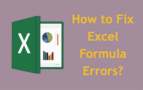 Excel formula error fixing tips