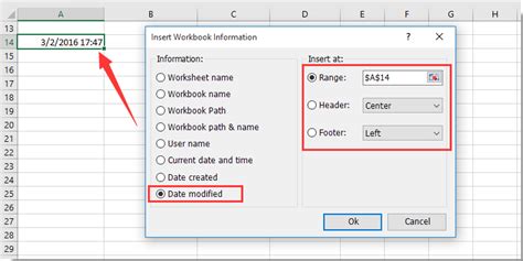 Excel Formula Last Saved Time