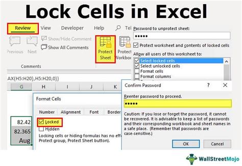 Excel Formula Locking Example 1