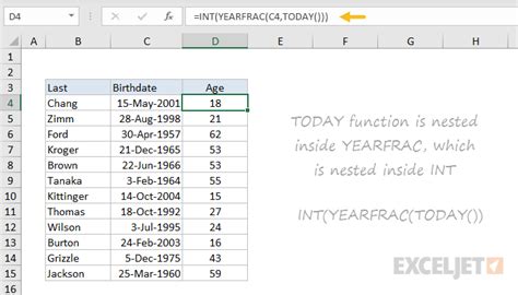 Nesting formulas in Excel