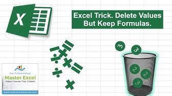 Excel Formula Reset Identification