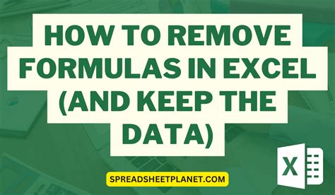 Excel Formula Reset Undo Feature