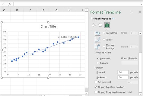 Excel Formula for Scatter Plot