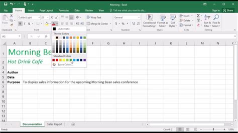 Excel Formula to Change Text Color