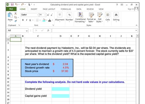 Excel Formulas