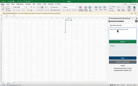 Excel Formulas