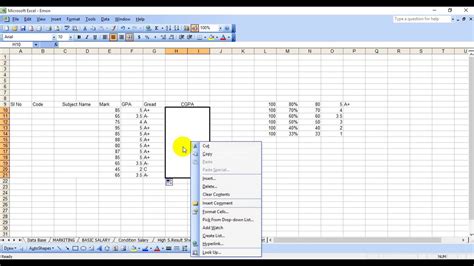 Using Excel Formulas for Dynamic Axis Adjustment