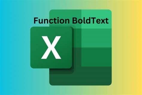 Excel Formulas Bold Formatting