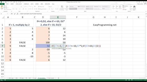 Excel Formulas with Conditional Logic