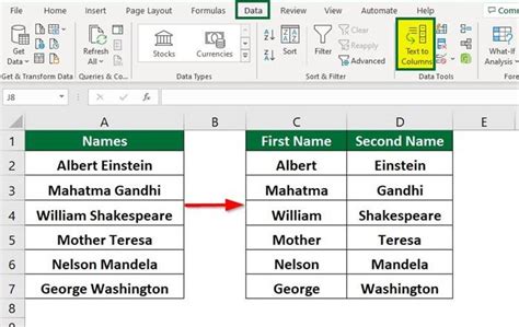 Excel Formulas for Separation