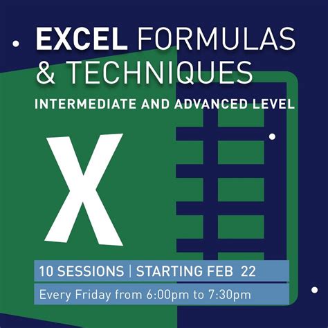 Excel formulas and techniques