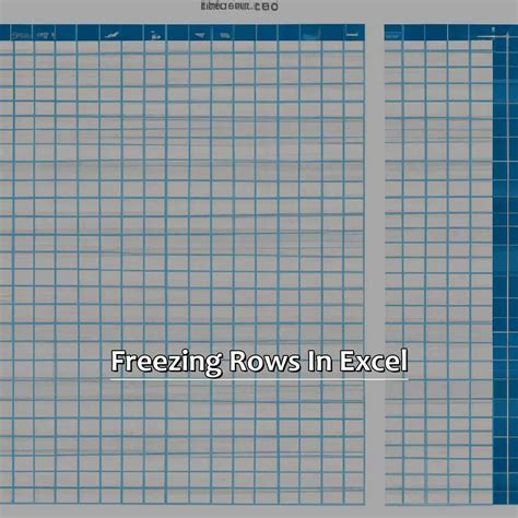 Excel Freeze Rows Option