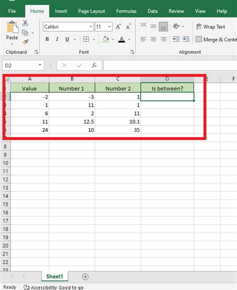 Excel functions