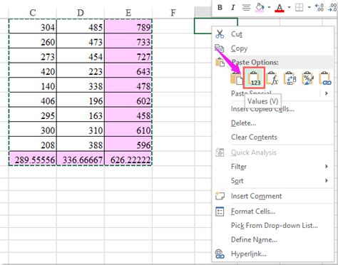 Excel Functions for Copying Values