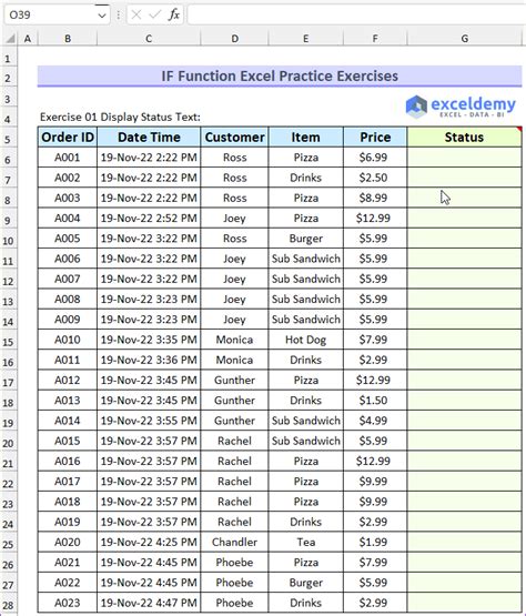 Practical Use of Excel Functions