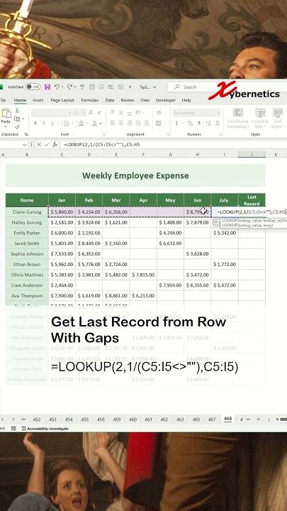 Excel Gaps Tricks