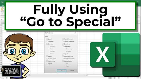 Excel Go To feature