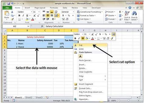 Excel Go To Line data analysis