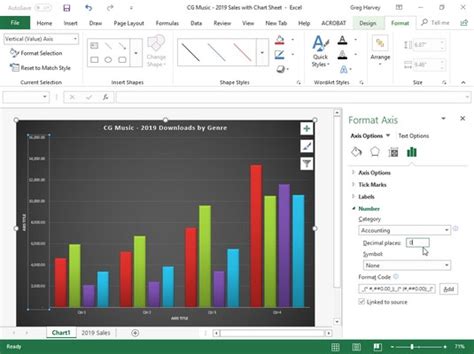 Excel Graph Axis Format