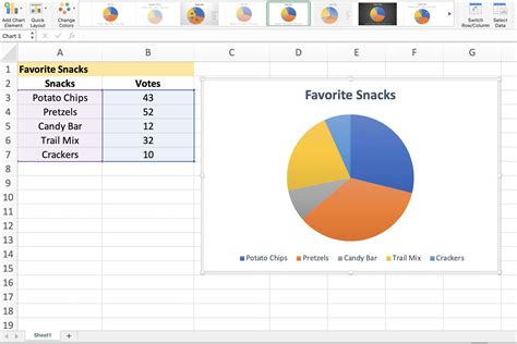 Excel graph legends