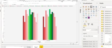 Excel graph Power BI