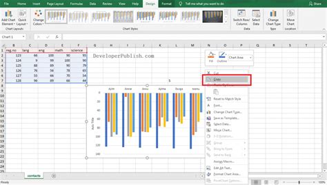 Saving a graph from Excel