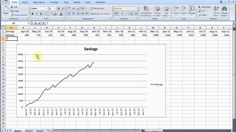 Excel graph saving