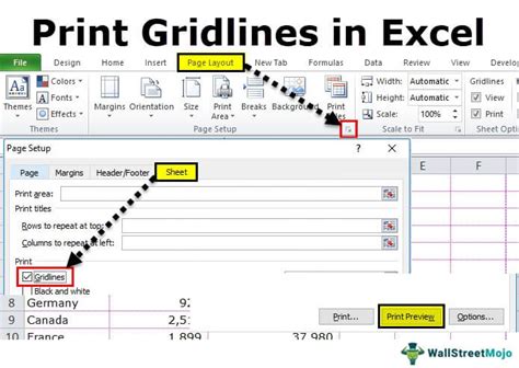 Excel Gridlines Best Practices Example