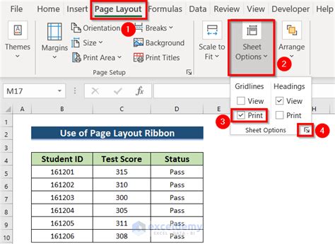 Excel Gridlines Missing