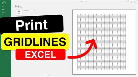 Excel Gridlines Print