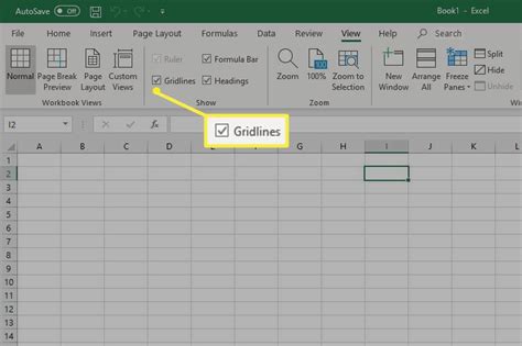 Excel Gridlines Reset